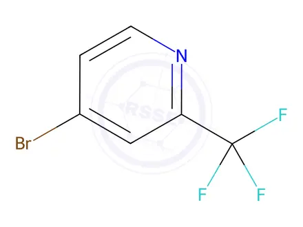Chemical structure of 4-BROMO-2-TRIFLUOROMETHYLPYRIDINE