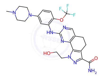 Chemical structure of Onvansertib