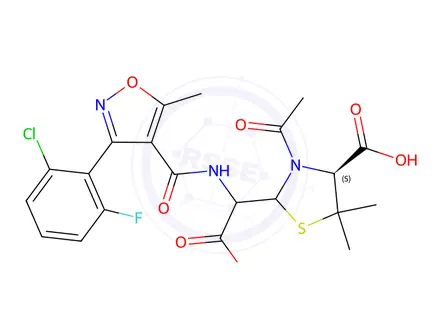 Chemical structure of Flucloxacillin Monohydrate EP Impurity G