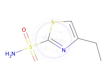 Chemical structure of 4-ethyl-1,3-thiazole-2-sulfonamide