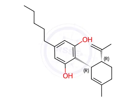Chemical structure of Cannabidiol Impurity 55