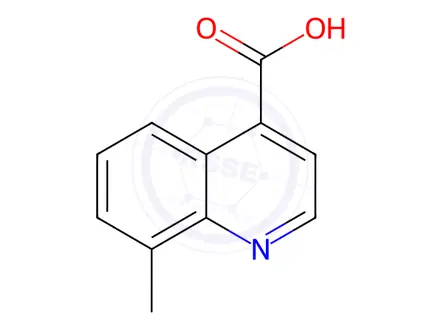 Chemical structure of 8-Methylquinoline-4-carboxylic Acid