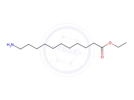 Chemical structure of 11-Aminoundecanoic acid ethyl ester