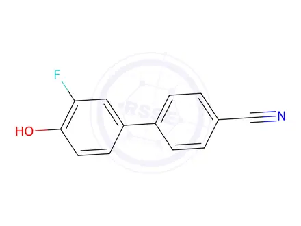Chemical structure of 3'-Fluoro-4'-hydroxy-[1,1'-biphenyl]-4-carbonitrile