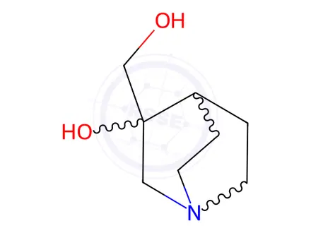 Chemical structure of 3-(Hydroxymethyl)quinuclidin-3-Ol