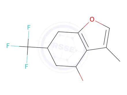 Chemical structure of 3-Methyl-6-(trifluoromethyl)-4,5,6,7-tetrahydrobenzofuran-4-ol