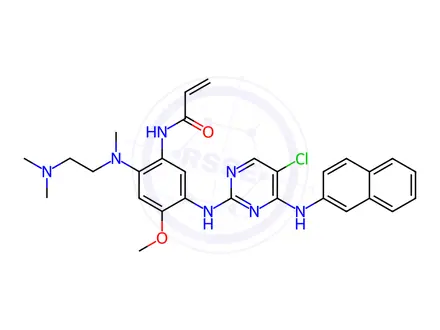 Chemical structure of limertinib