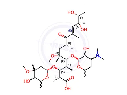 Chemical structure of Clarithromycin Impurity 14