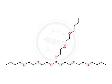Chemical structure of tris(2-(2-Butoxyethoxy)ethyl)orthoborate
