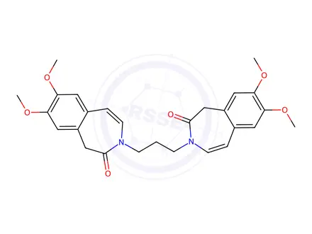Chemical structure of 3,3'-(propane-1,3-diyl)bis(7,8-dimethoxy-1H-benzo[d]azepin-2(3H)-one)