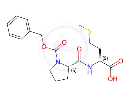 Chemical structure of Z-Pro-Met-OH