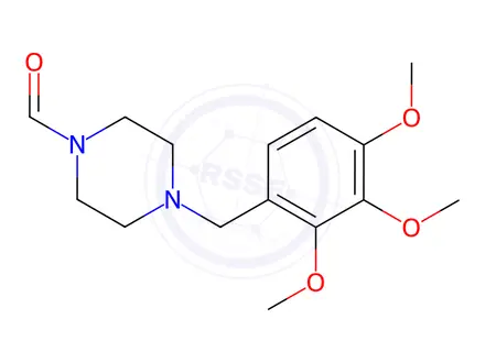 Chemical structure of Trimetazidine Impurity K