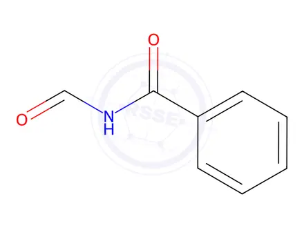 Chemical structure of Benzamide, N-formyl-(7CI,8CI,9CI)