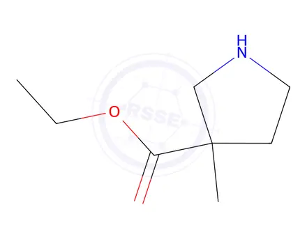 Chemical structure of ETHYL 3-METHYLPYRROLIDINE-3-CARBOXYLATE