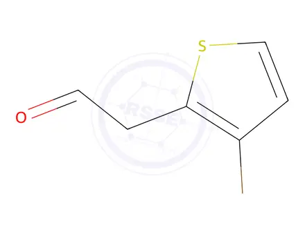 Chemical structure of 2-(3-Bromothiophen-2-yl)acetaldehyde