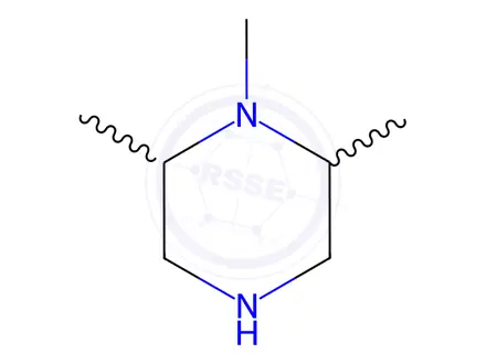 Chemical structure of 1,2,6-Trimethylpiperazine hydrochloride