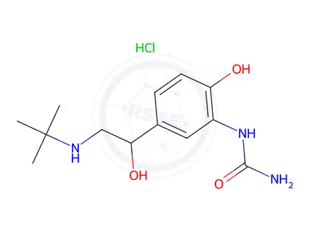 Chemical structure of Carbuterol HCl