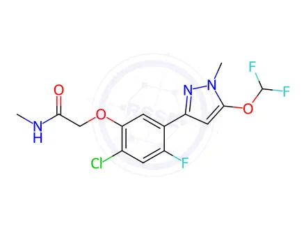 Chemical structure of Pyraclostrobin Impurity 83