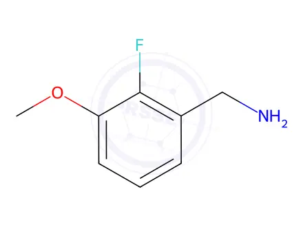 Chemical structure of (2-Fluoro-3-methoxyphenyl)methanamine
