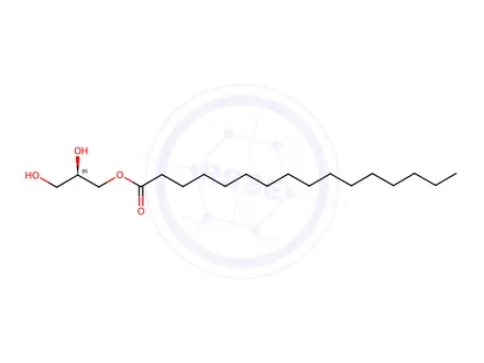 Chemical structure of 3-Palmitoyl-sn-glycerol