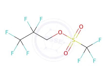 Chemical structure of 2,2,3,3,3-Pentafluoropropyl Trifluoromethanesulfonate