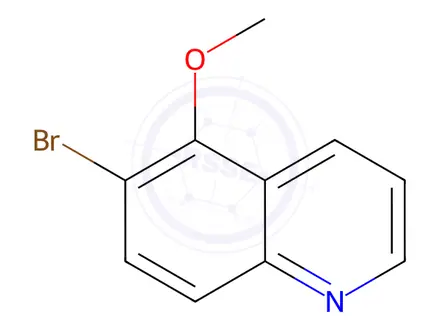 Chemical structure of 6-bromo-5-methoxyquinoline