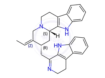 Chemical structure of 3',4'-Dihydrousambarensine