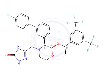 Chemical structure of Aprepitant EP Impurity B