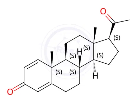 Chemical structure of Progesterone EP Impurity J