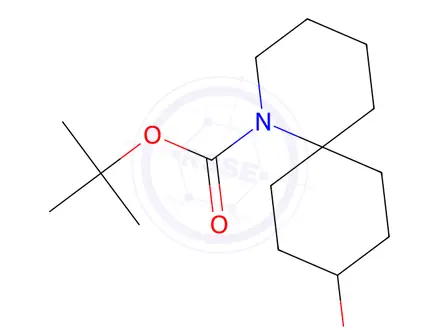 Chemical structure of Tert-butyl 9-hydroxy-1-azaspiro[5.5]Undecane-1-carboxylate