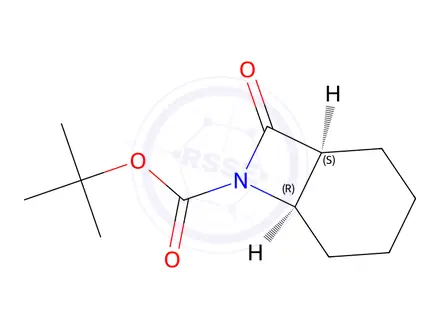 Chemical structure of tert-Butyl 8-oxo-7-azabicyclo[4.2.0]octane-7-carboxylate