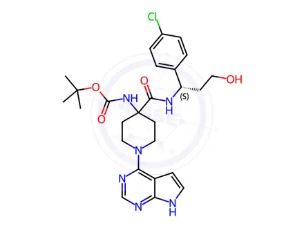 Chemical structure of Capivasertib Impurity 81