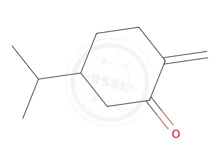 Chemical structure of p-Mentha-1(7)-ene-2-one