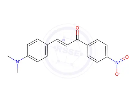 Chemical structure of 4-DIMETHYLAMINO-4'-NITROCHALCONE