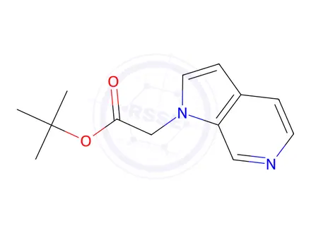 Chemical structure of Pyrrolo[2,3-c]pyridin-1-yl-acetic acid tert-butyl ester