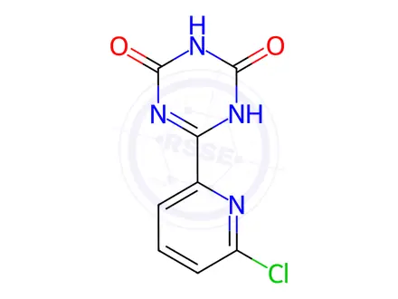 Chemical structure of 6-(6-chloropyridin-2-yl)-1,3,5-triazine-2,4(1H,3H)-dione