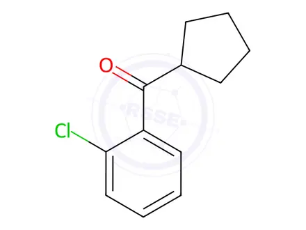 Chemical structure of 2-Chlorophenyl Cyclopentyl Ketone