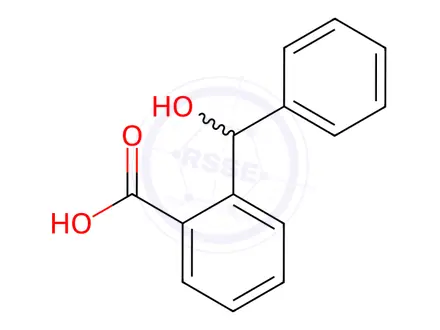 Chemical structure of 2-(HYDROXY-PHENYL-METHYL)-BENZOIC ACID
