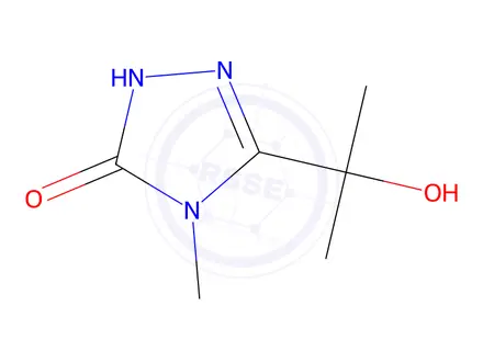 Chemical structure of 5-(2-Hydroxypropan-2-yl)-4-methyl-2,4-dihydro-3H-1,2,4-triazol-3-one