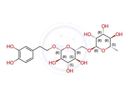Chemical structure of Forsythoside E