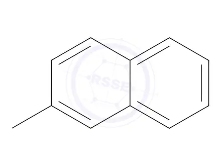 Chemical structure of 2-Methylnaphthalene