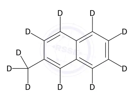 Chemical structure of 2-Methylnaphthalene-D10