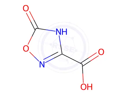 Chemical structure of 5-Oxo-2,5-dihydro-1,2,4-oxadiazole-3-carboxylic acid