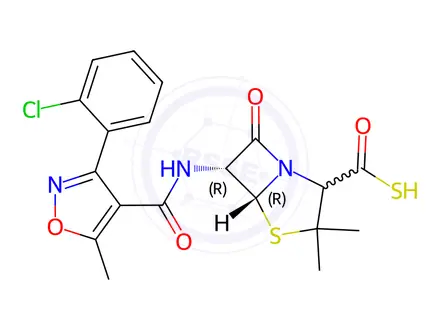 Chemical structure of Cloxacillin Impurity 4