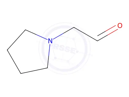 Chemical structure of 1-Pyrrolidineacetaldehyde