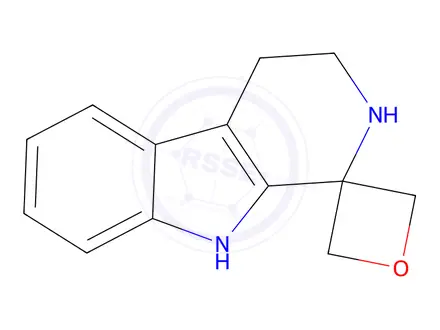Chemical structure of 2',3',4',9'-Tetrahydrospiro[oxetane-3,1'-pyrido[3,4-b]indole]
