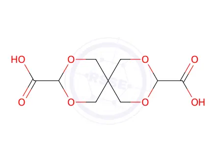 Chemical structure of 2,4,8,10-Tetraoxaspiro[5.5]undecane-3,9-dicarboxylic acid