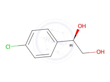 Chemical structure of (1R)-1-(4-Chlorophenyl)-1,2-ethanediol