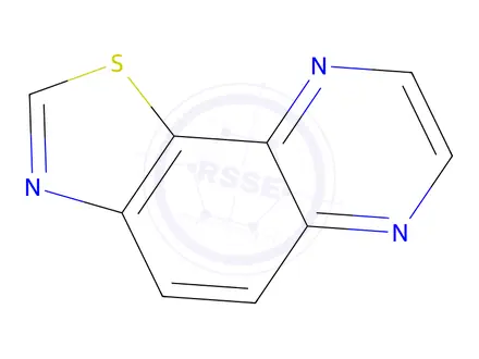 Chemical structure of Thiazolo[5,4-f]quinoxaline (8CI,9CI)