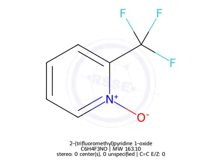 Chemical structure of 2-(trifluoromethyl)pyridine 1-oxide